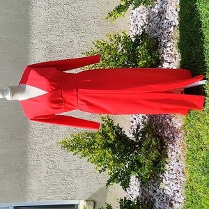 60's/70's Coral maxi dress